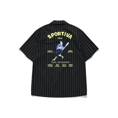 FILA FUSION Рубашка Унисекс Глубокий Черный