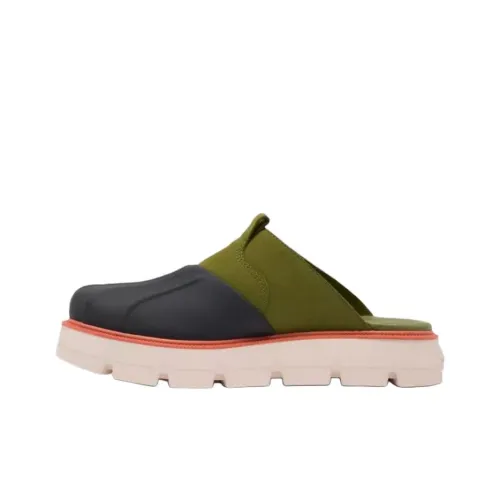 SOREL Домашние тапочки с резиновым покрытием женские зеленые