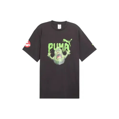 PUMA x GHOSTBUSTERS FW24 Slimer T Рубашка Мужская Черная
