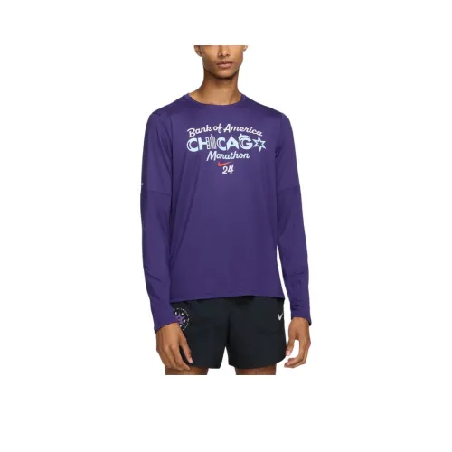 Nike Фиолетовый Мужской T-Shirt