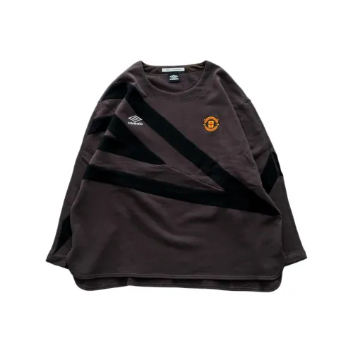 Umbro x Umbro Umphrey Bro Размер CN SS24 Children of the Discordance совместный свитшот Унисекс Черный Коричневый