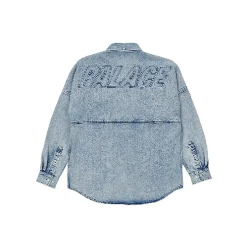 Дворцово-синяя унисекс рубашка