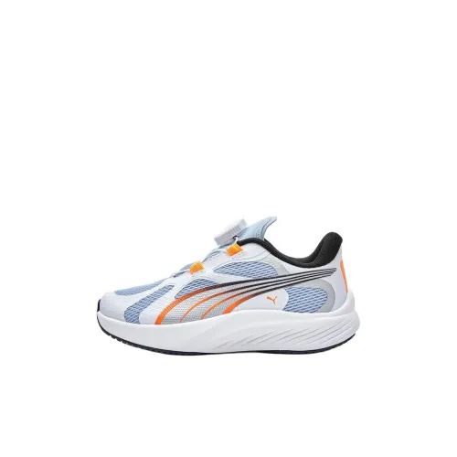 PUMA Pounce Lite Детская беговая обувь Низкий топ Синий с Белым шрифтом Kids