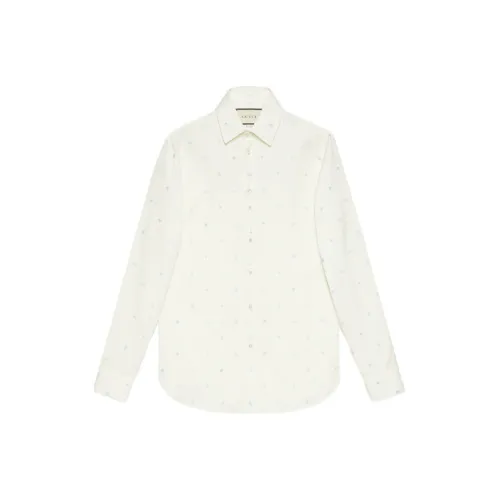 GUCCI Экрю Мужские Рубашки