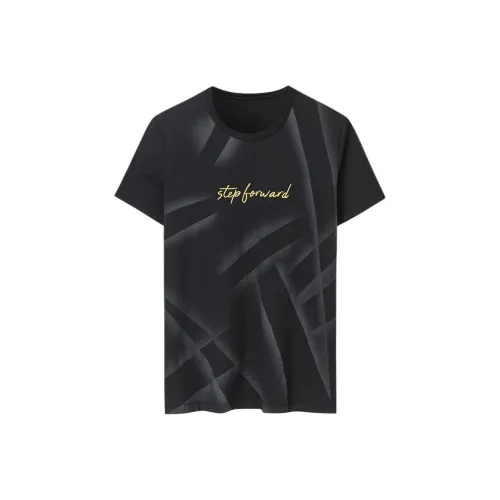 CAIZI Мужские черные T-рубашки