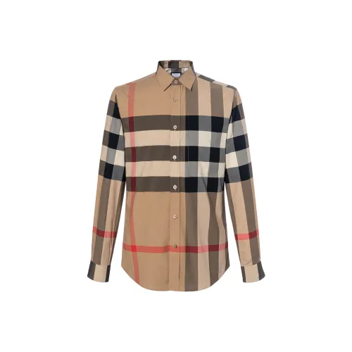 Burberry CAMEL Мужские рубашки