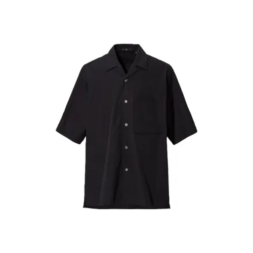 UNIQLO Jil Sander Collaboration Черные Мужские Рубашки