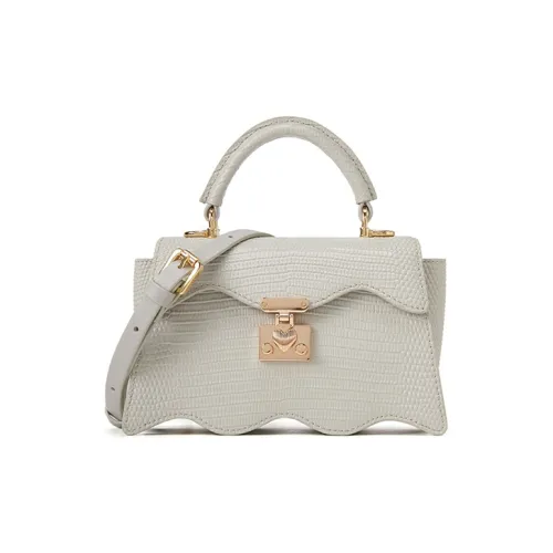 ELLE Коровья кожа Сумка Женская Светло-серый Розовый