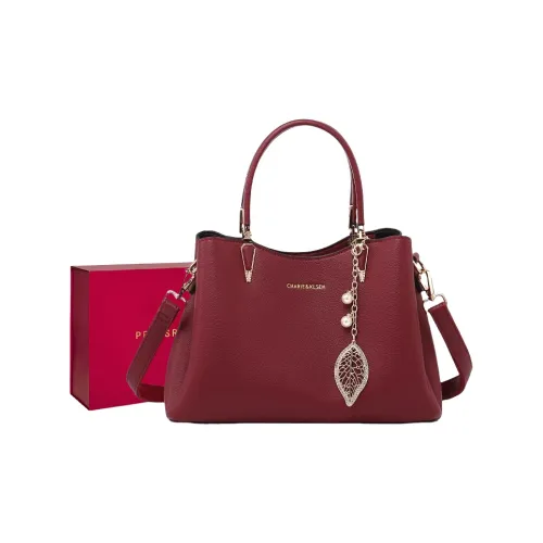 PESASRIE Сумка через плечо из микрофибры сумка для женщин бордовый