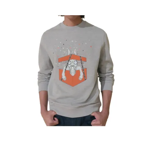 HERMES SS24 Толстовка Мужской Серый