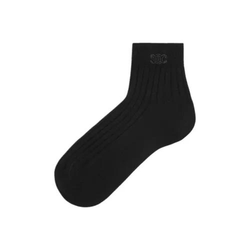 CELINE SS25 Низкие носки Женские Черные