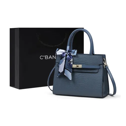 C°BANNER Коровья кожа Сумка Средний Женские Темно-синий