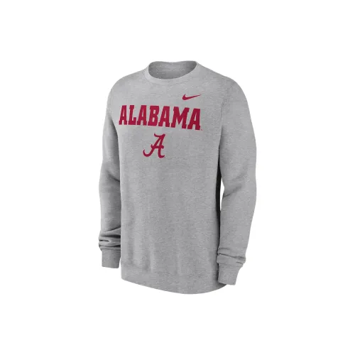 nike CollegeAlabama FW24 Малиновый Tide Primetime Primary STACK Толстовка Мужской Серый