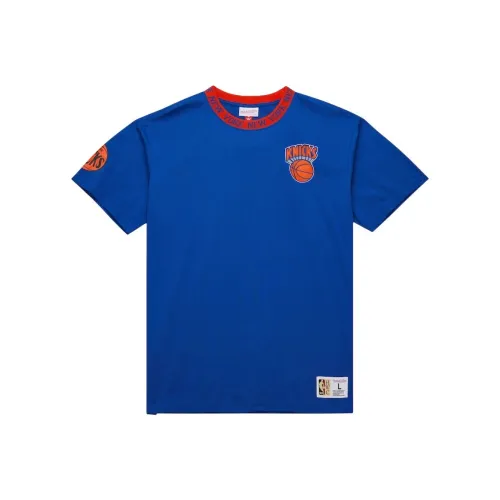 MITCHELL NESS X NBA New York Knicks Classics Jacquard Ringer T-Shirt Мужской Синий