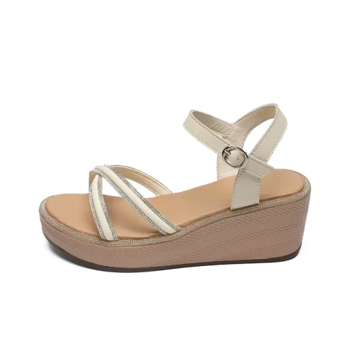 ZHR Позолоченный Ages One Ремень Сандалии 6 см Женские