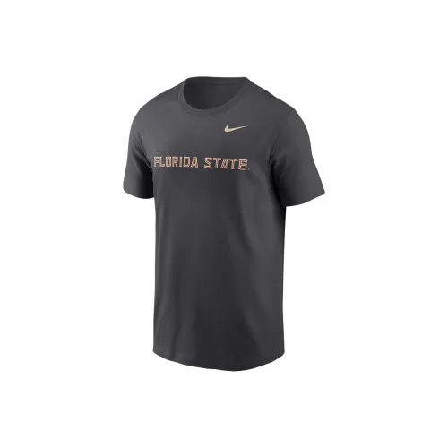 nike CollegeFlorida State Seminoles Primetime Wordmark T-Shirt Мужская Темно-Серый