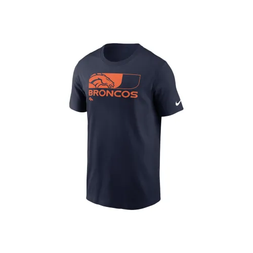 nike NFL Air Denver Broncos Essential T-Shirt Мужская Морской Синий
