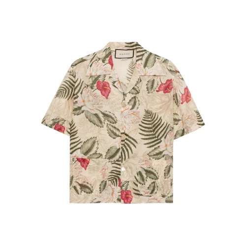 GUCCI FW20 Рубашка Мужская Айвори Белый