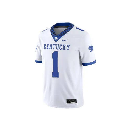 nike Dri Fit College Kentucky Wildcats T-Shirt Мужской Белый
