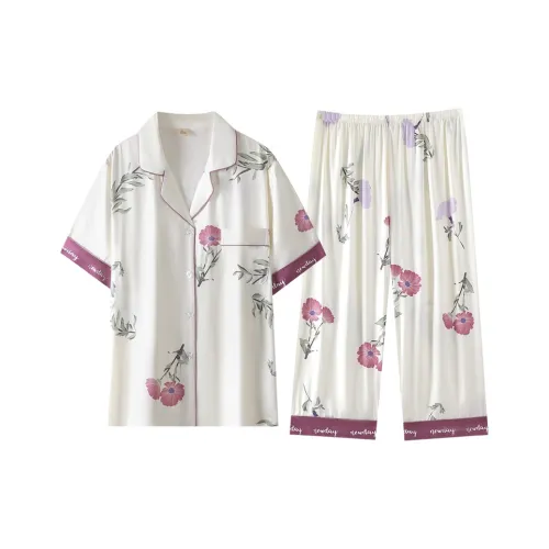 WUSE Пижамный комплект женский абрикосовый