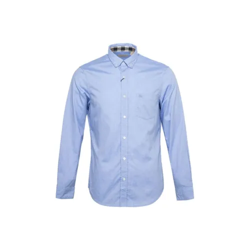 Burberry Небесно-голубой Мужские Рубашки
