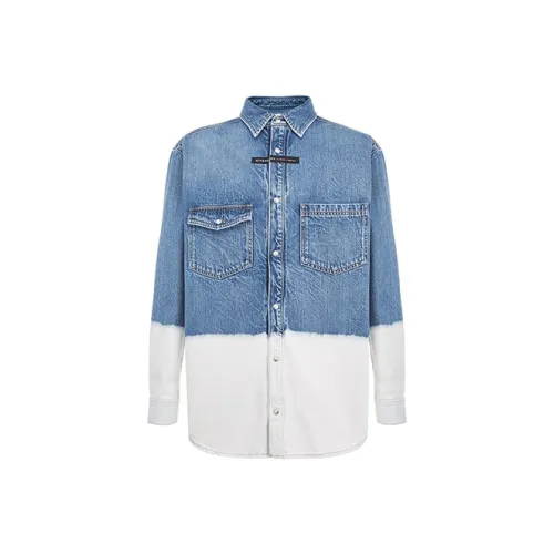 Givenchy Рубашка Мужская Джинсовая Синяя