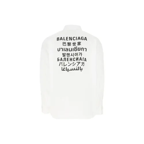 Balenciaga Белые Мужские Рубашки