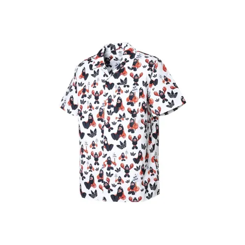 Adidas Originals Рубашка Мужская Белая