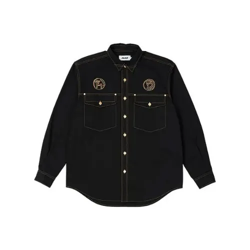 Дворцовый черный унисекс рубашки