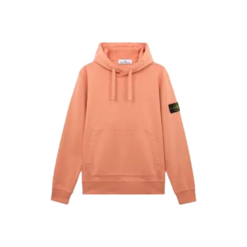 STONE ISLAND Толстовка Мужская Оранжевая