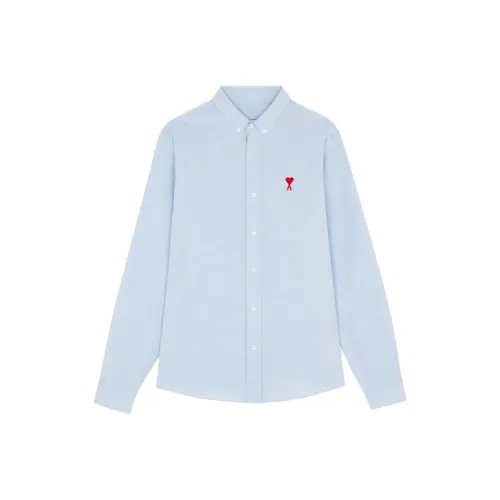 AMIPARIS Рубашка Мужская Светло-Синяя