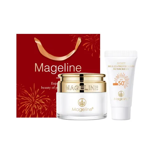 MAGELINE Нет Макияж Крем Комбинация Уход за кожей Товар Путешествие Наборы Hydrating LADY Бальзам 5г + ЗАЩИТА От солнца SPF50 + PA+++ 5мл