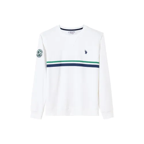 U.S. POLO ASSN. Толстовка Мужская Чисто Белая