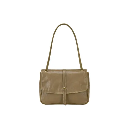 Hush Puppies Коровья кожа Тоут Сумка Сумка для покупок Сумка на плечо Средний Женские Зеленый Коричневый Коричневый