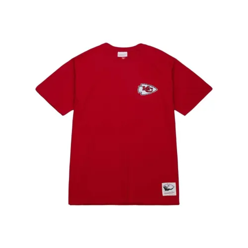Mitchell Ness Red Men's T-Shirts Mitchell Ness Красные Мужские Футболки