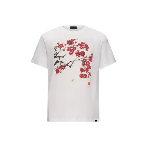 LARDINI Белая Мужская Рубашка T