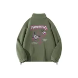 [Thickened Double-Sided Velvet] Palm Green (Butterfly Phantom Chest Logo _B Large Butterfly Phantom Back Logo)  
[Утолщенный Двусторонний Бархат] Пальмовый Зеленый (Бабочка Призрачный Логотип на груди _B Большой Бабочка Призрачный Логотип на спине)