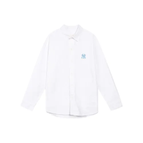 MLB Base Logo New York Yankees Рубашка Мужская Белая