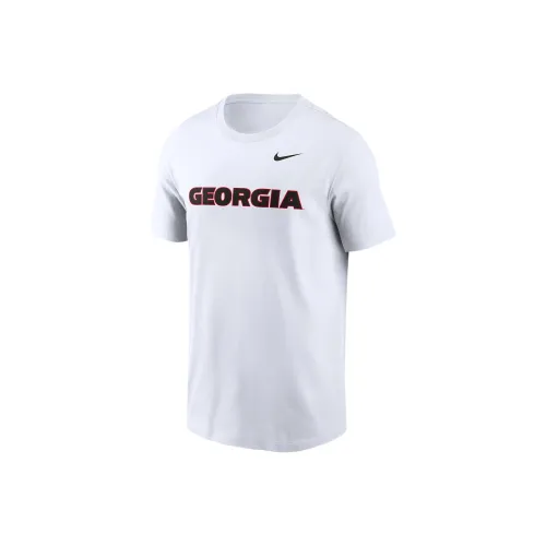 nike CollegeGeorgia Bulldogs Primetime Wordmark T-Shirt Мужской Белый