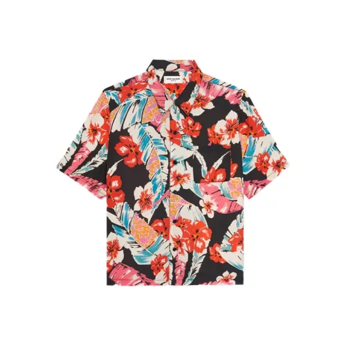 SAINT LAURENT Рубашка Мужская Многоцветная