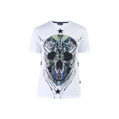 Just Cavalli T-Shirt Мужской Белый