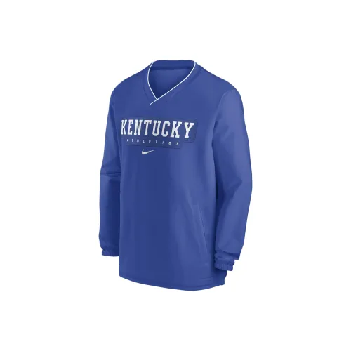 nike CollegeKentucky FW24 Wildcats Sideline T Рубашка Мужская Синяя