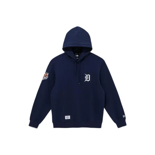 New Era Свитшот Мужской Морской Синий