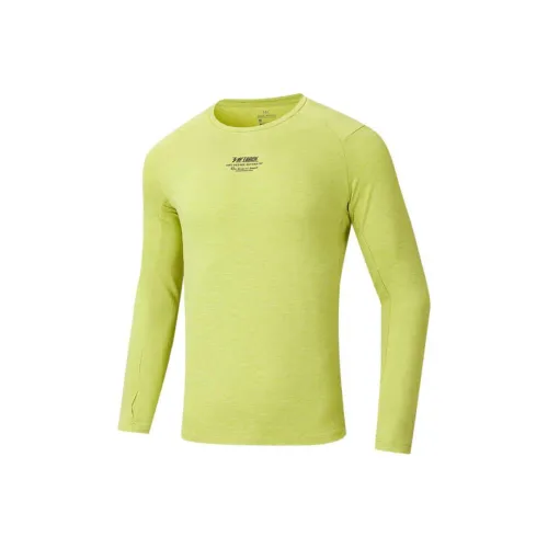 361° Running Collection Бег Т-Рубашка Мужская Камелия Желтая