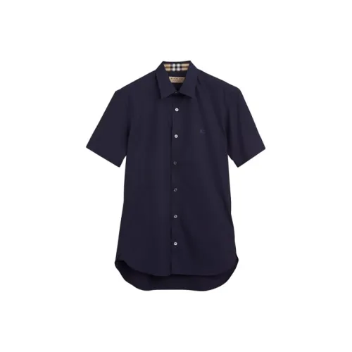 Burberry Рубашка Мужская Морской Синий