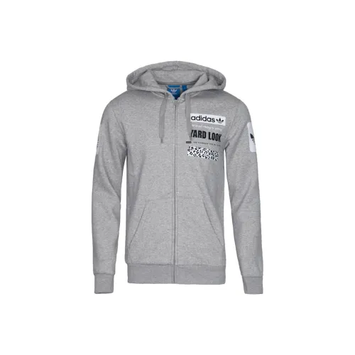 Adidas Originals STREET GRAPH FZ Толстовка Мужская Серый