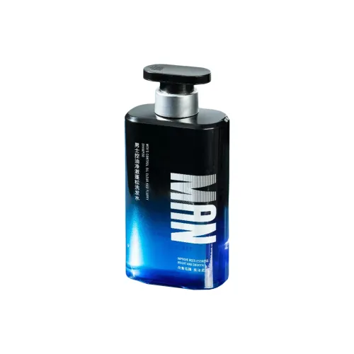 BASIKOU Прозрачный и Увеличивающий Мужской Шампунь для Ухода за Волосами Контроль Жирности 500 мл 500 мл*2