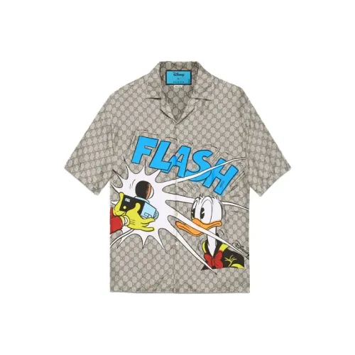 GUCCI X Disney Рубашка Мужская CAMEL