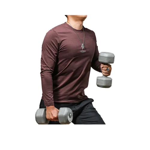 Seasonal Words T-Shirt Мужской Coffee