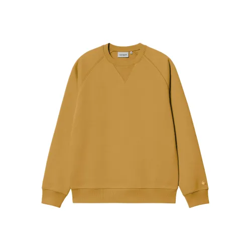 Carhartt WIP SS24 Chase Sweat Толстовка Мужская Имбирно-Желтая